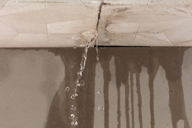 Professional Burst Pipe Cleanup technician working in Efland, NC